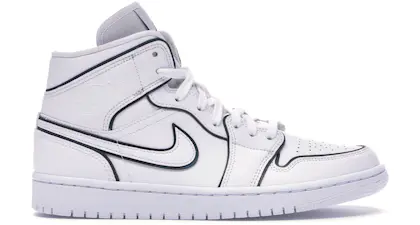 Jordan 1 Mid Iridescent Black (Women's) - BQ6472-009 - US