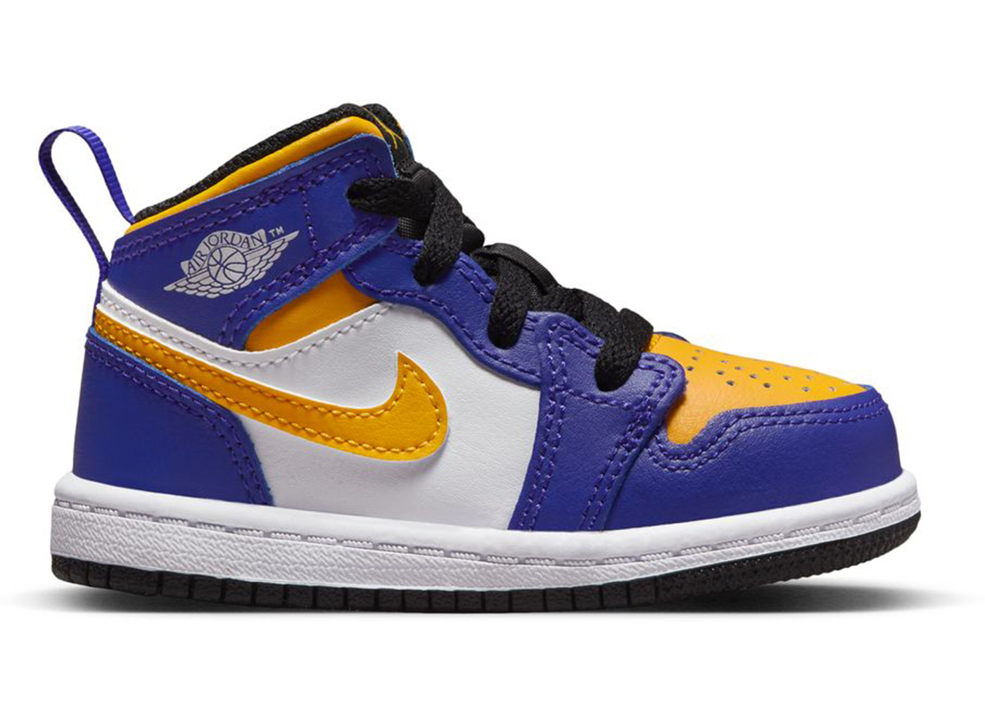 Jordan 1 Mid Lakers (2022) (TD) Toddler - DQ8425-517 - US