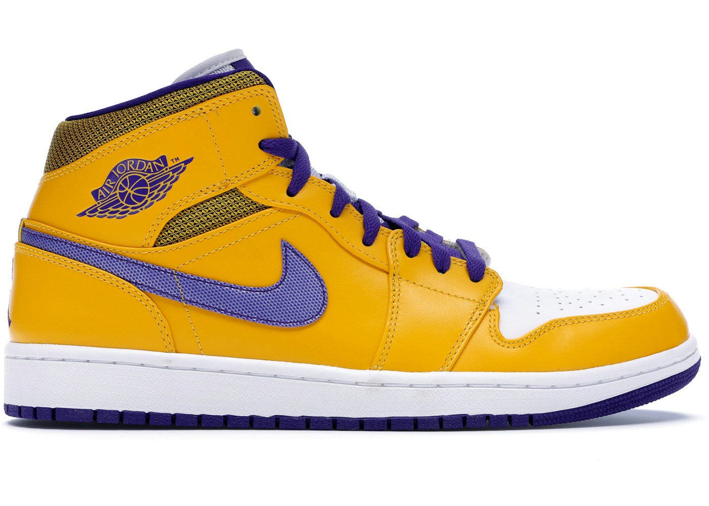 Air Jordan 1 Mid Lakers 708 Air Jordan 1 Mid Lakers 708