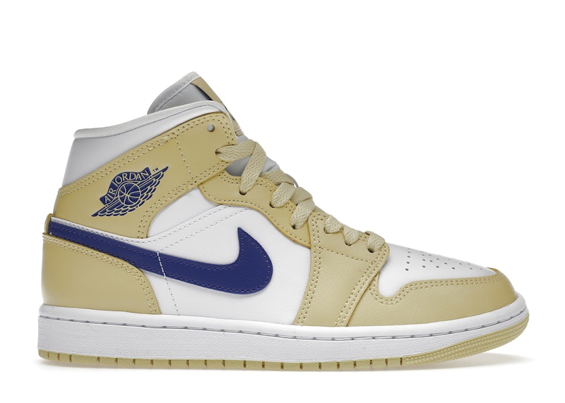 Jordan 1 Mid Lemon Wash Lapis (Women's)