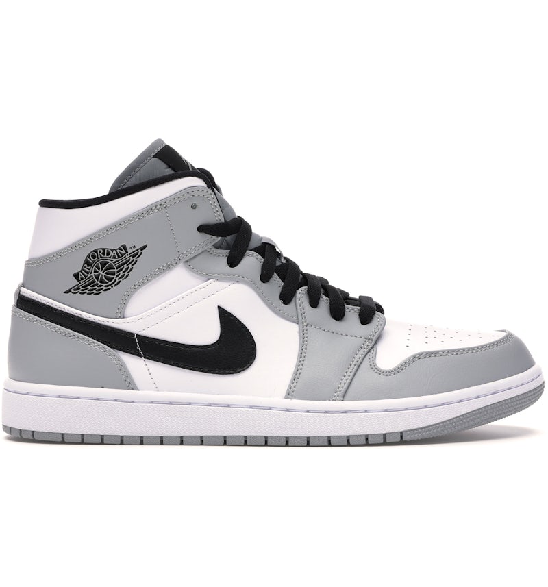 Jordan Mid Light Smoke Grey Herren – 554724-092 – DE