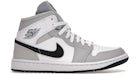 Jordan 1 Mid en gris humo claro (de mujer)