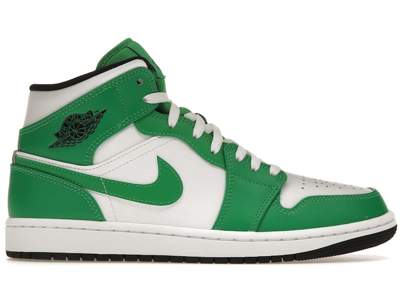 Jordan 1 Mid Lucky Green