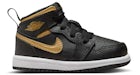Jordan 1 Mid Metallic Gold Black (TD)
