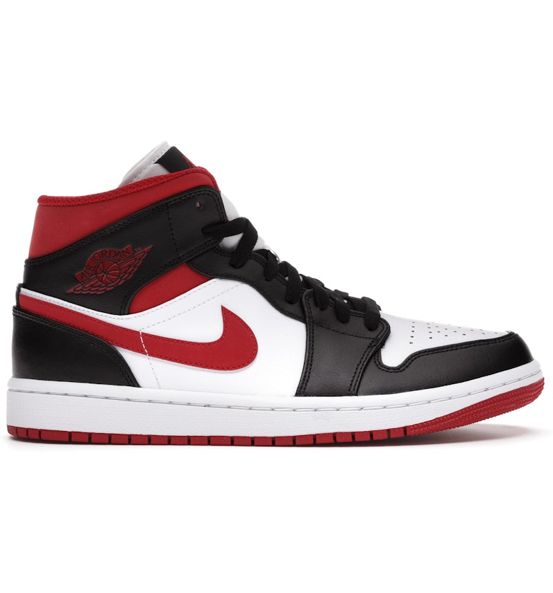 Jordan Mid rosso nero bianco Uomo 554724-122 IT