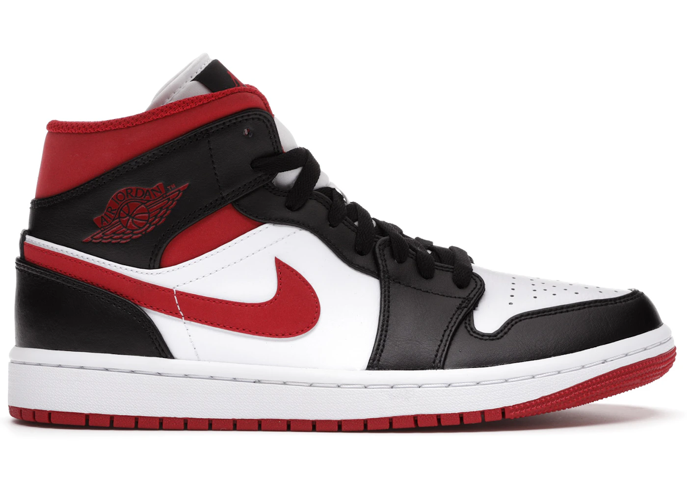 Air Jordan 1 Mid Black Gym Red