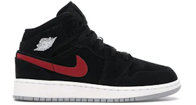 Jordan 1 deals black red swoosh