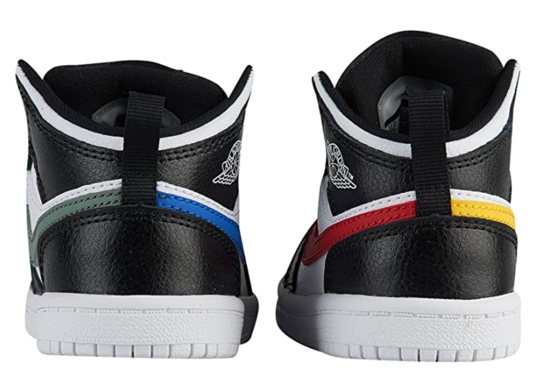 Jordan 1 Mid Multi-Color Swoosh (PS) キッズ - 640734-052 - JP