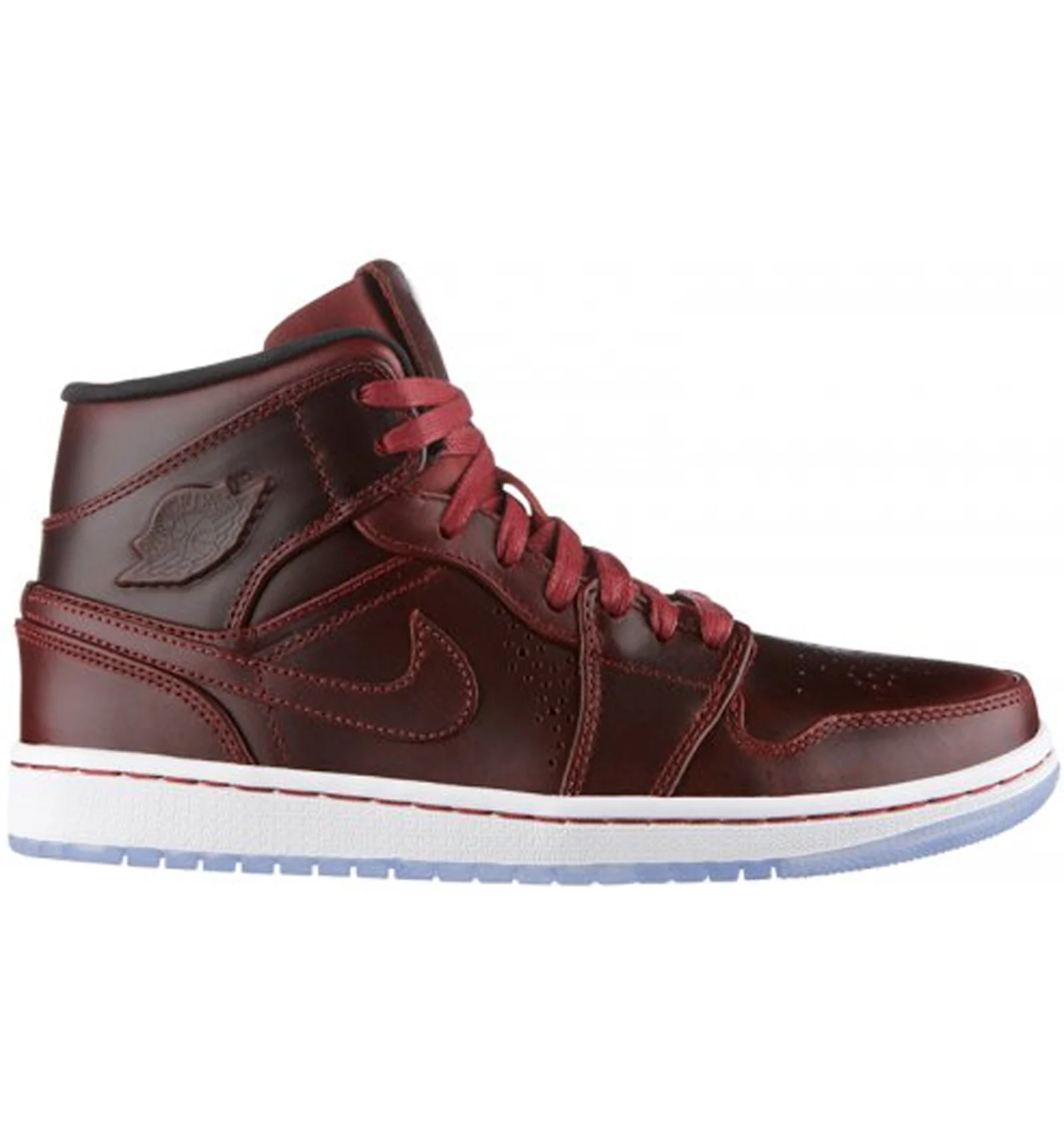 Jordan 1 mid team top red