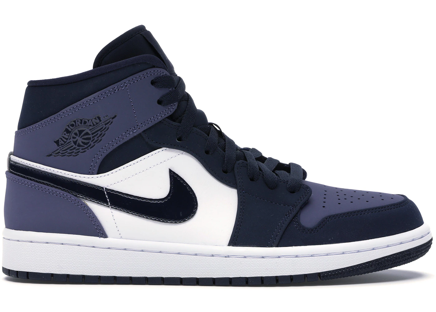 Jordan Mid Obsidian Sanded Purple Men's 554724-445 US