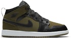 Jordan 1 Mid Olive Canvas (PS)