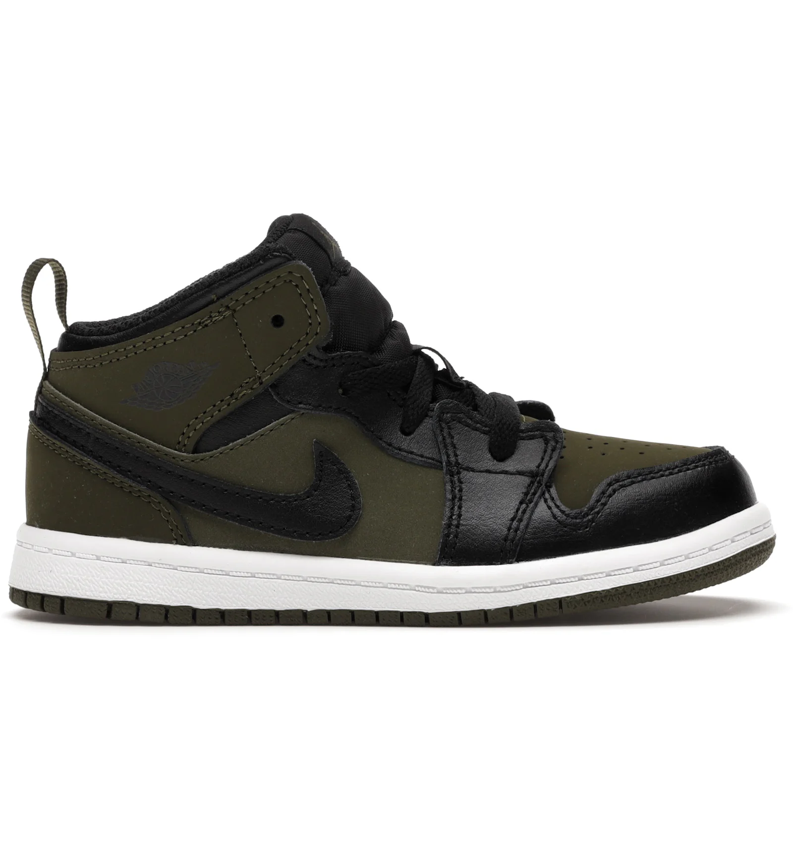 Jordan 1 Mid Olive Canvas TD Toddler 640735 301 US