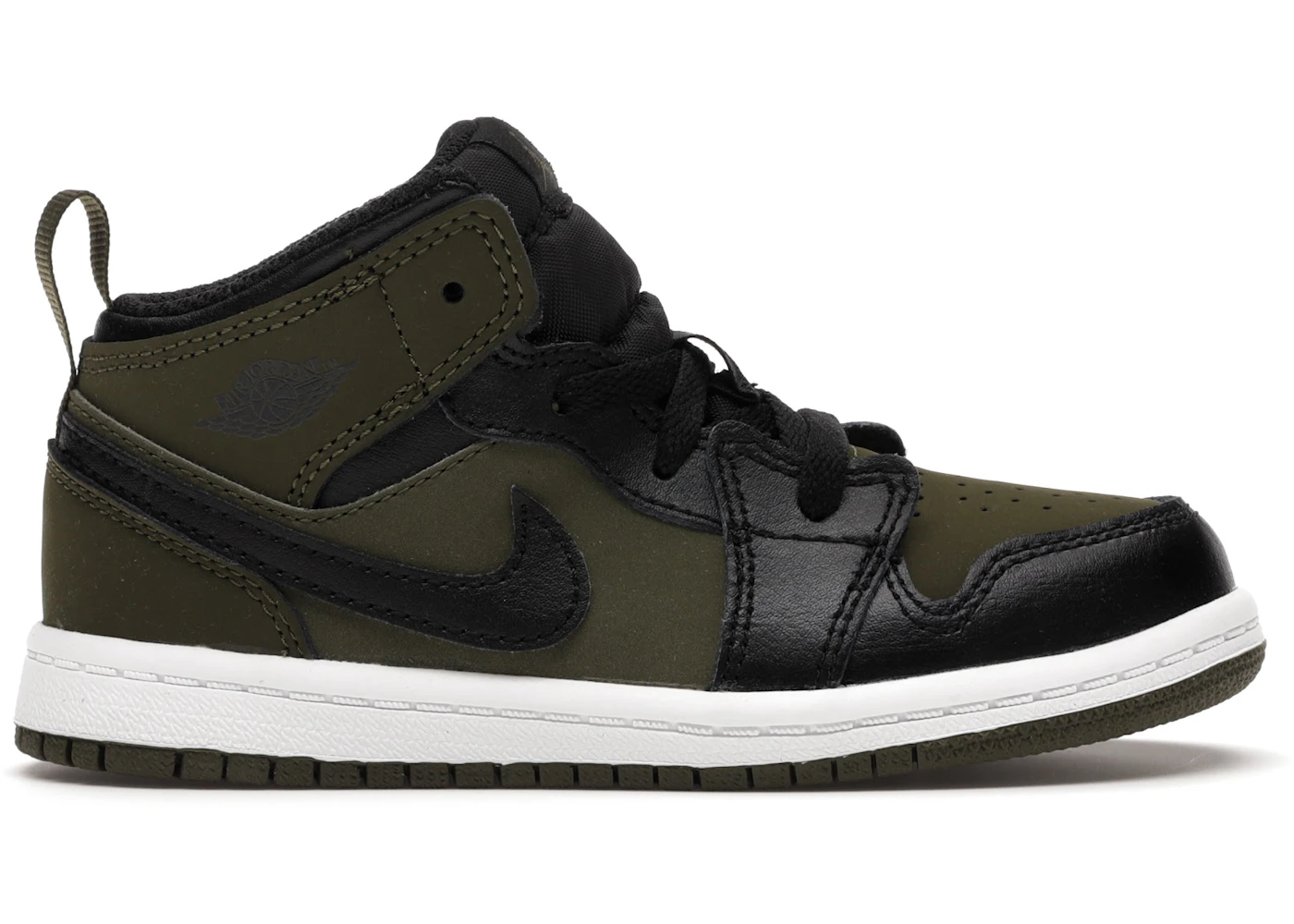 Jordan 1 Mid Olive Canvas TD 640735 301 US