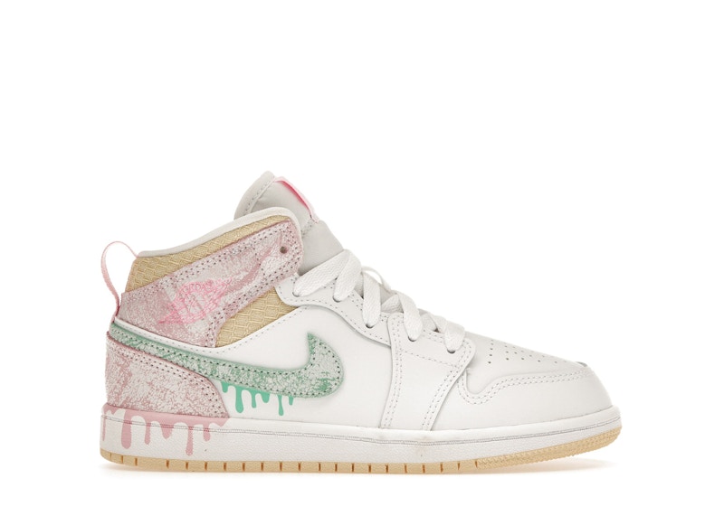 激安直営店 Jordan 1 US - DD1667-100 - (PS) Drip Paint Mid シューズ(女性用)