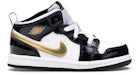 Jordan 1 Mid Patent Black White Gold (TD)
