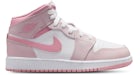 Jordan 1 Mid Pearl Pink White (GS)