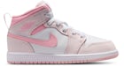 Jordan 1 Mid Pearl Pink White (PS)