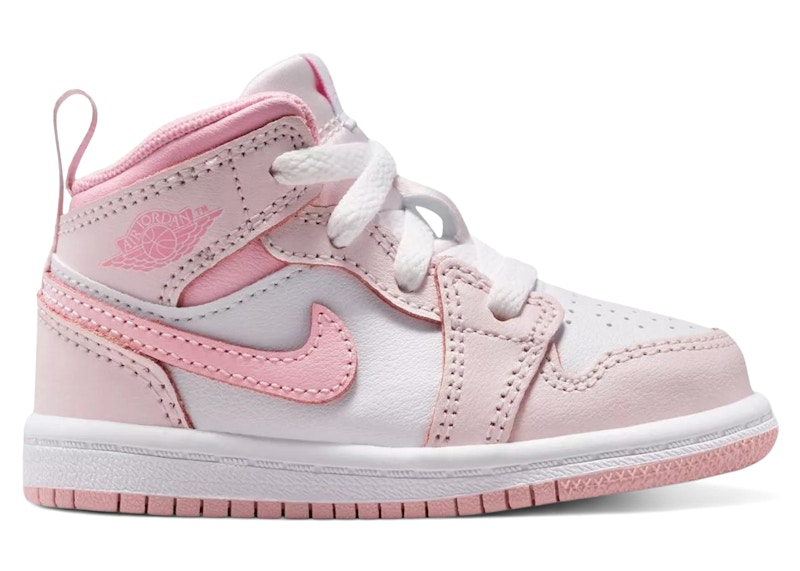 Jordan 1 Mid Pearl Pink White (TD) - DQ8425-600 - US