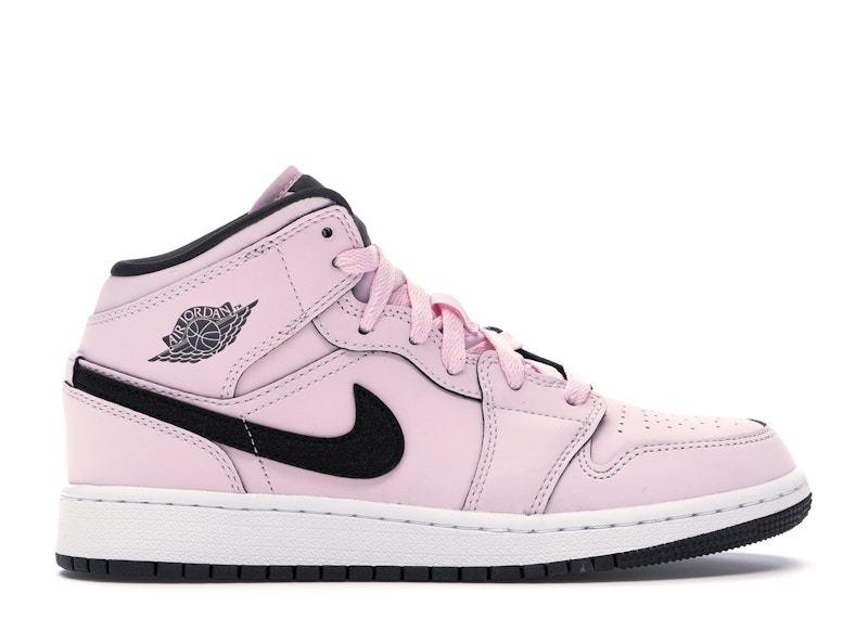 Jordan 1 Mid Pink Foam (GS) キッズ - 555112-601 - JP