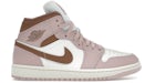 Jordan 1 Mid Pink Oxford Brown (Women's)