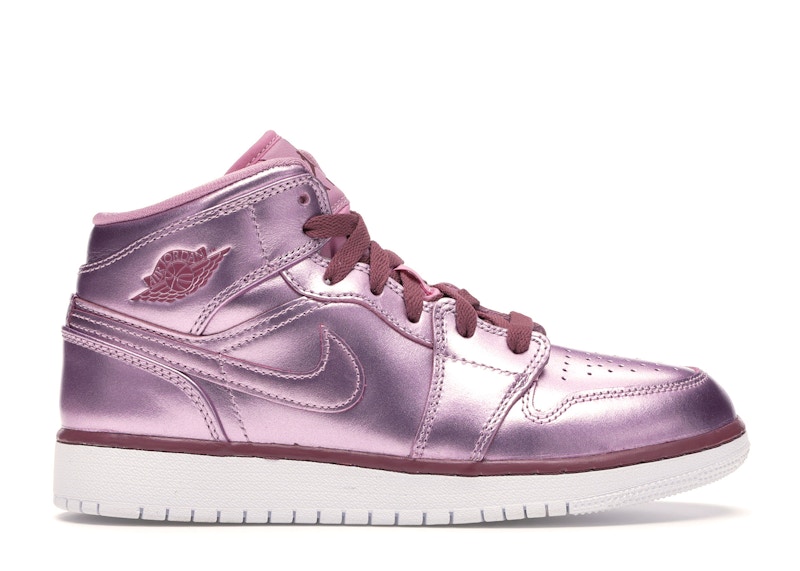 Jordan 1 Mid Pink Rise (GS) - AV5174-640