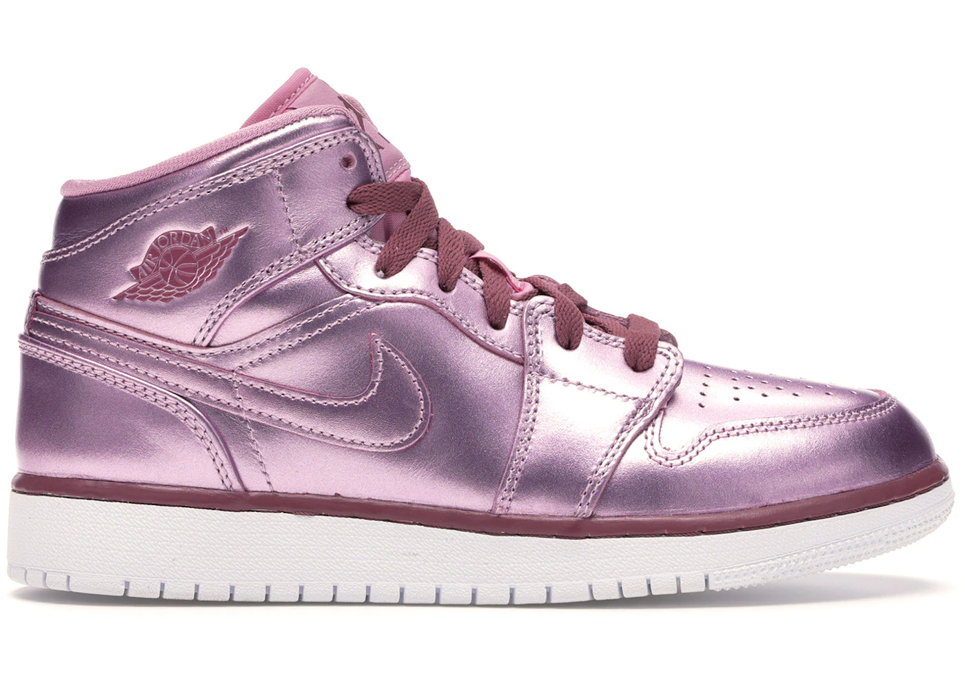 Jordan Mid Pink Rise (GS) AV5174-640 US - Main Image