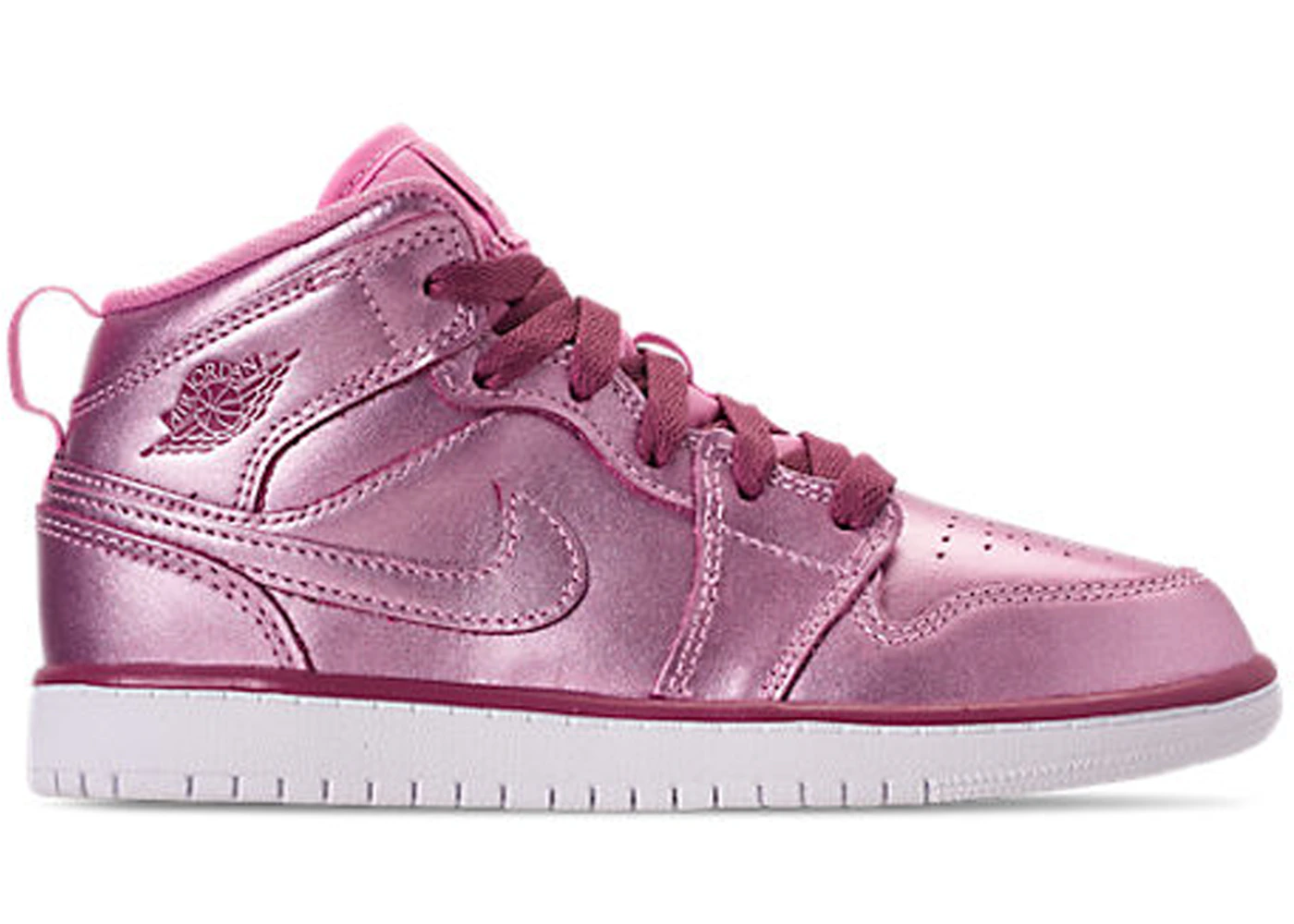 Pink metallic 2025 jordan 1