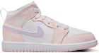Jordan 1 Mid Rosa Wash (para preescolares)