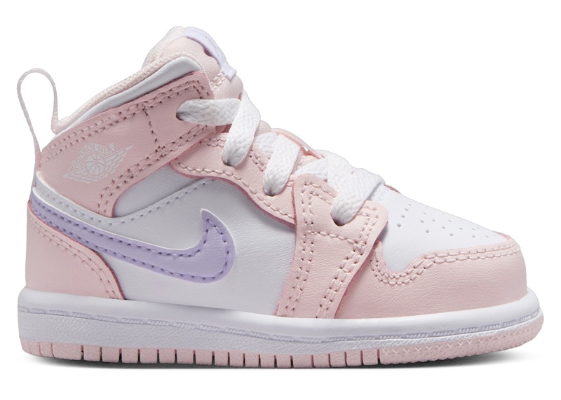 Jordan 1 Mid Pink Wash White Violet Frost (TD) - FD8782-601 - US