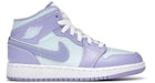 Jordan 1 Mid violet/turquoise (ado)