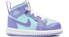 Jordan 1 Mid Violet Aqua (bébé)