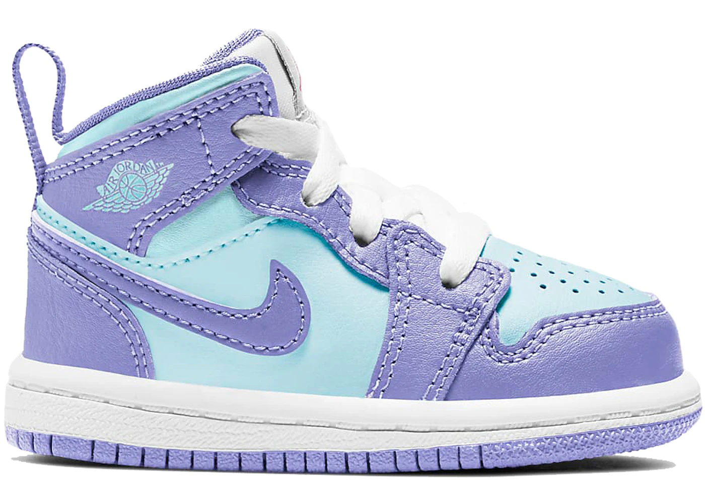 White Purple Aqua Blue And Purple Air Jordans Jordan Mid Purple