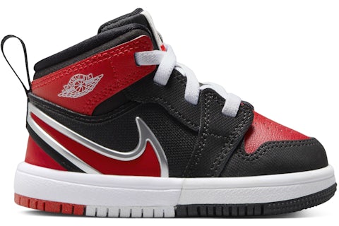 Jordan Mid RM EasyOn Noir/Blanc University Rouge (bébé) Style