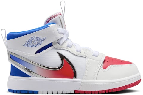 Blau Weiß Jordan Rot Weis NIKE Air Jordan Retro High Top Red White