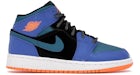 Jordan 1 Mid Racer Blue Green Abyss (GS)