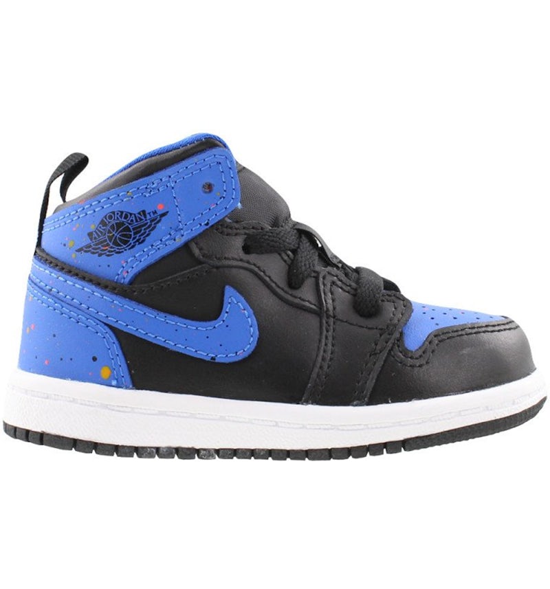 Jordan 1 Mid Royal Paint Splatter TD 640735 048 US