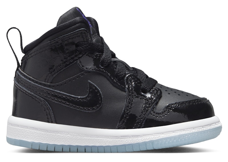 Pre-owned Jordan 1 Mid Se Sneakers In Black/white/dark Concord In Multi