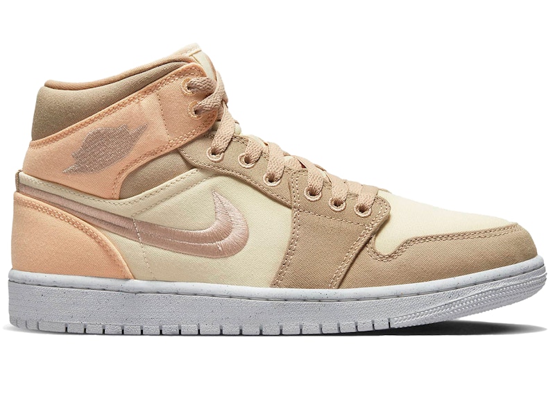 Jordan 1 Mid SE Canvas Khaki (Women's) - DV0427-102 - US