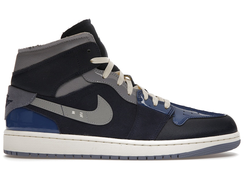 Jordan 1 Mid SE Craft Obsidian French Blue Ashen Slate White Men's -  DR8868-400 - US