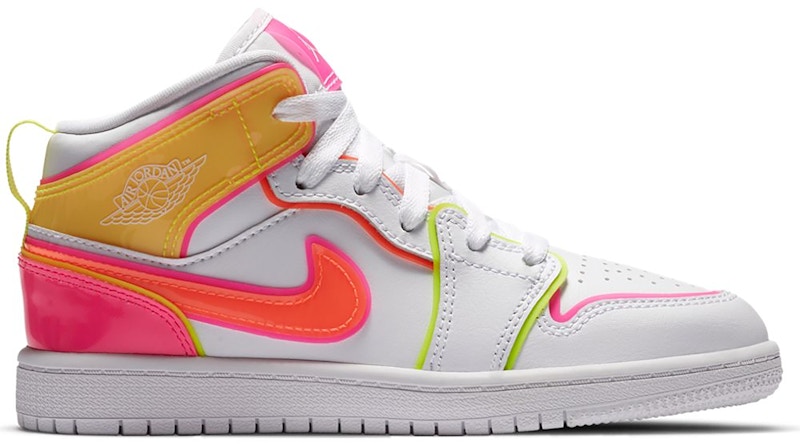 air jordan 1 mid edge glow womens