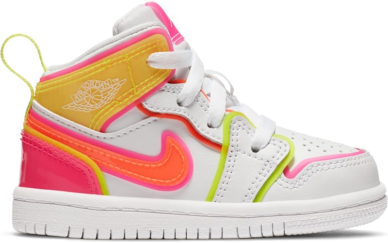 air jordan 1 mid se gs edge glow