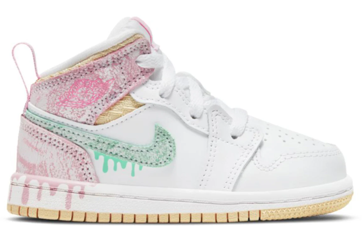 Jordan 1 Mid SE Ice Cream (TD) Toddler - DD1668-100 - US