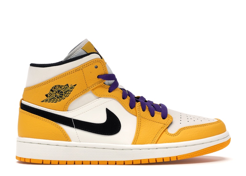 yellow and purple jordan 1