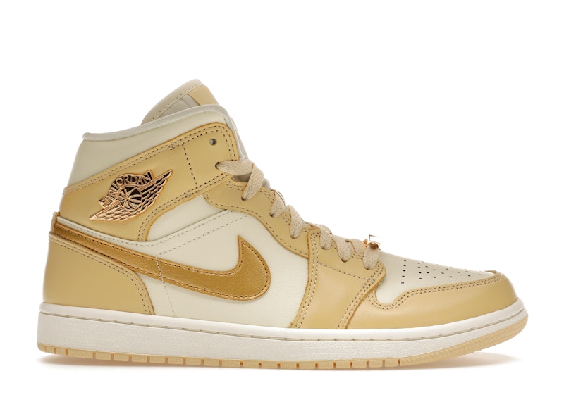 Nike jordan 1 gold best sale