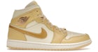 Jordan 1 Mid SE Pale Vanilla Metallic Gold (Women's)