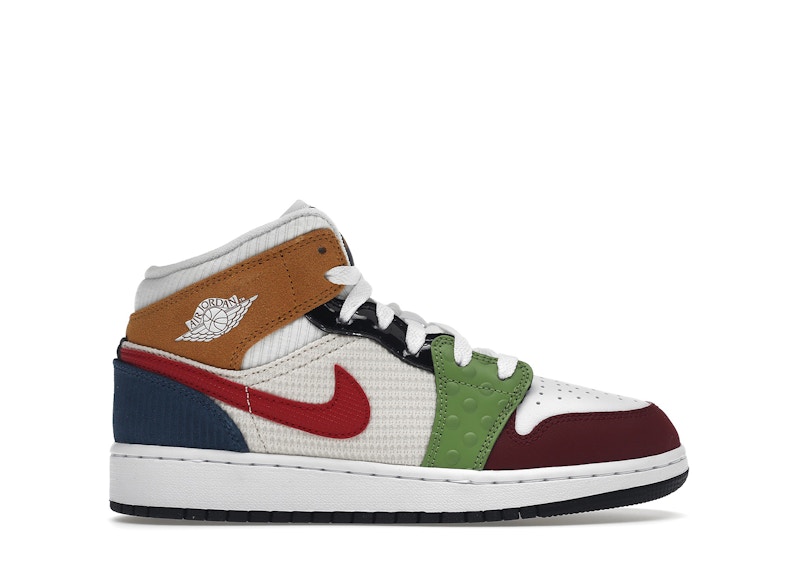 Jordan 1 Mid SE Messy Room (GS) Kids' - DR6957-100 - US