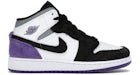 Jordan 1 Mid SE en violeta (para escolares)
