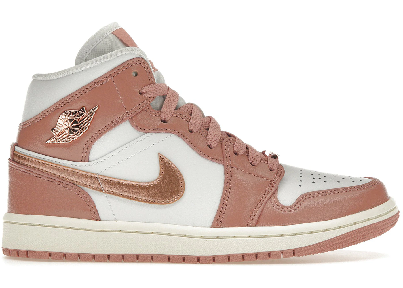 Zapatillas Jordan Air Jordan Mid Mujer Rojas Y Blancas Jordan Mid