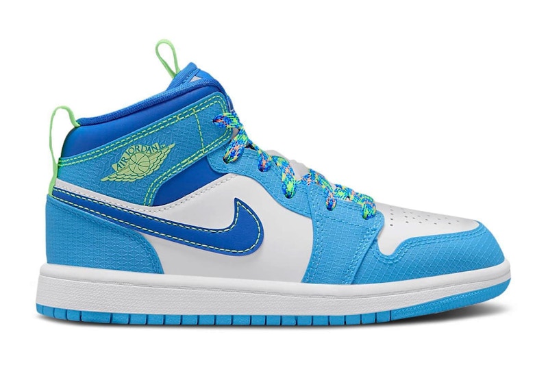 Jordan 1 Mid SE Sprite (PS) Kids' - DA8011-400 - US