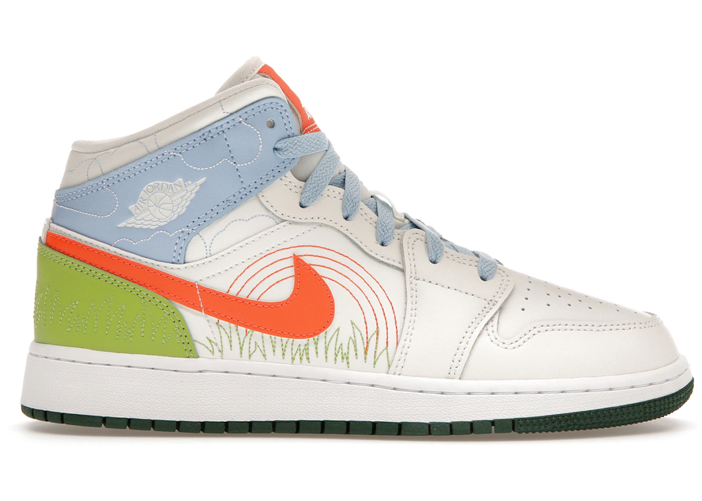 Jordan Mid SE Stitch (GS) DX2462-100 US - Main Image